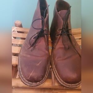 Men's Brown Leather Desert Boots